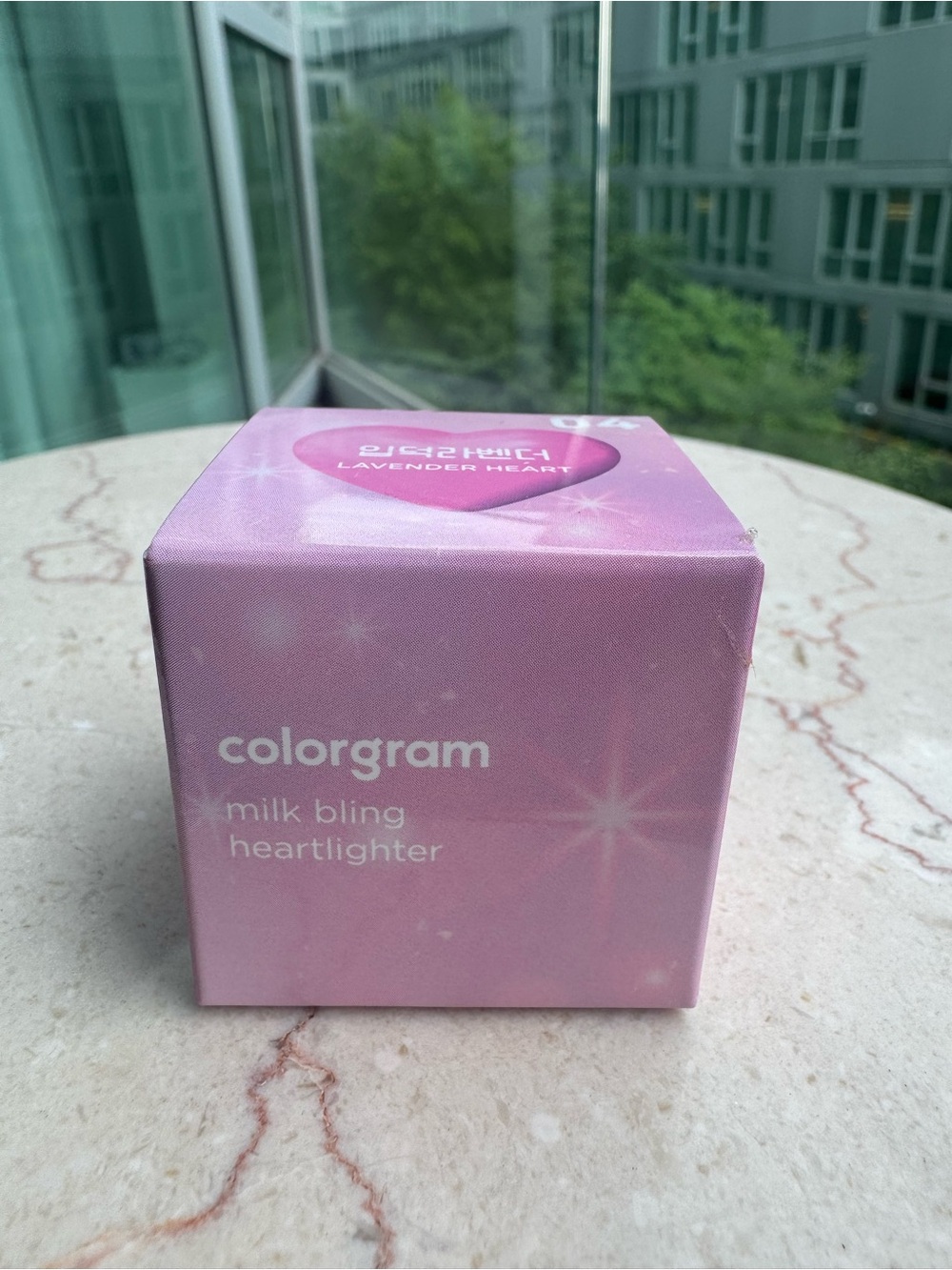 colorgram Milk Bling Heartlighter - Lavender Heart